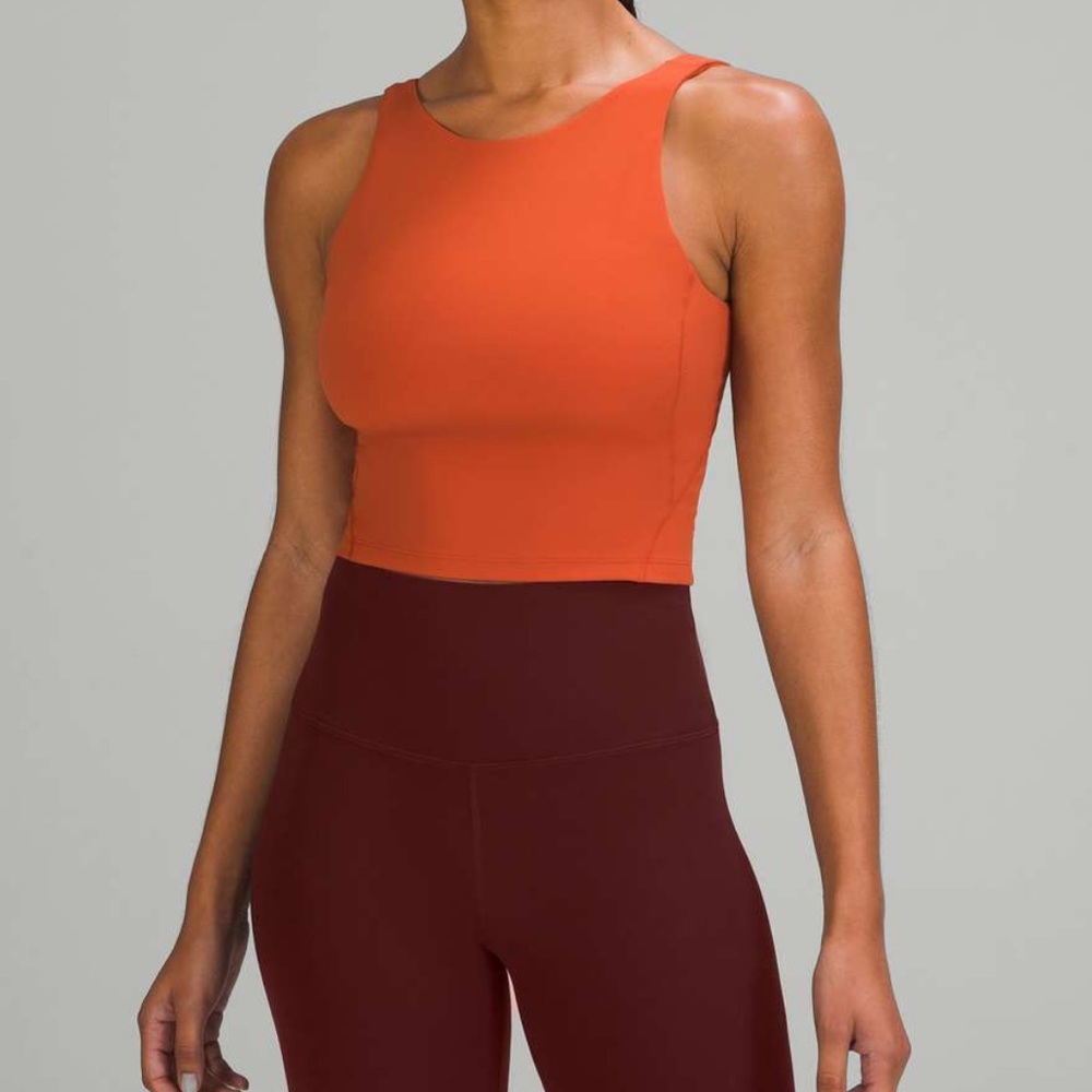 lululemon athletica Orange Tank Top